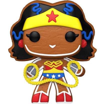 Funko Pop ! Heroes - Dc (446) Gingerbread Wonder Woman Vinyl Figure 9Cm Statua