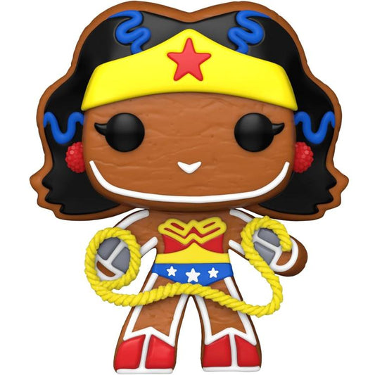 Funko Pop ! Heroes - Dc (446) Gingerbread Wonder Woman Vinyl Figure 9Cm Statua