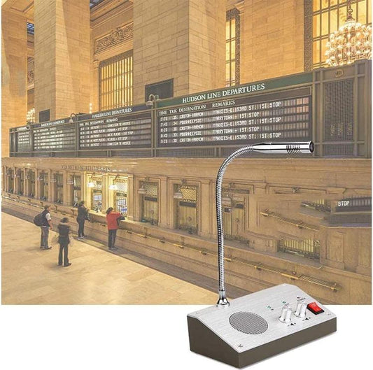 Interfono Per Sportelli Microfono Vivavoce Base Altoparlante 2 Vie Cassa 9 Volt