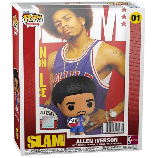 Funko Pop Nba Slam Magazine Covers - Allen Iverson (01) Soul On Ice Figure Vinyl