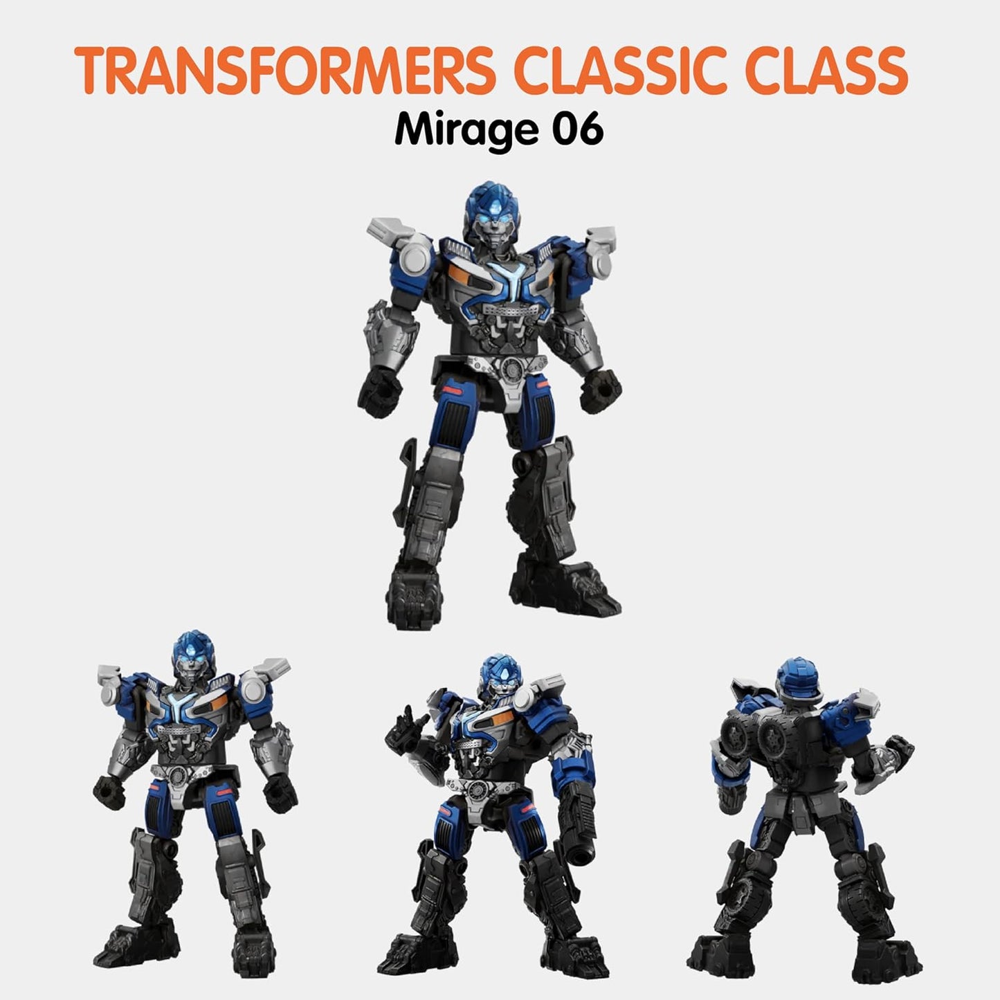Blokees Transformers Model Kit Classic Class 06 (Mirage) Action Figure 71151