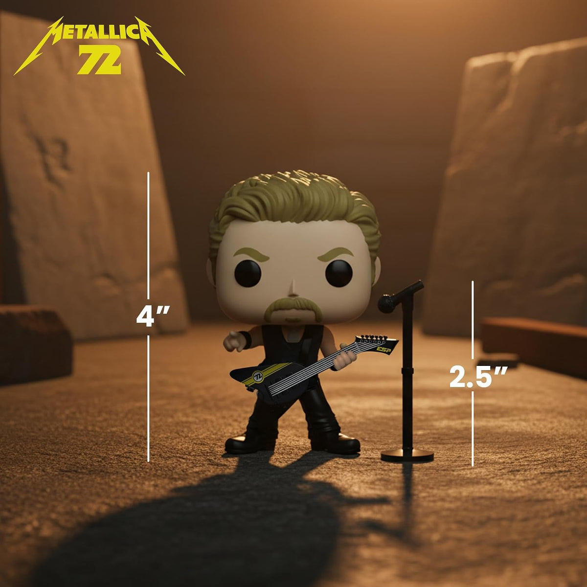 Funko Pop! Rocks Metallica 72 Season - (484) James Hetfieldl Figure 9cm
