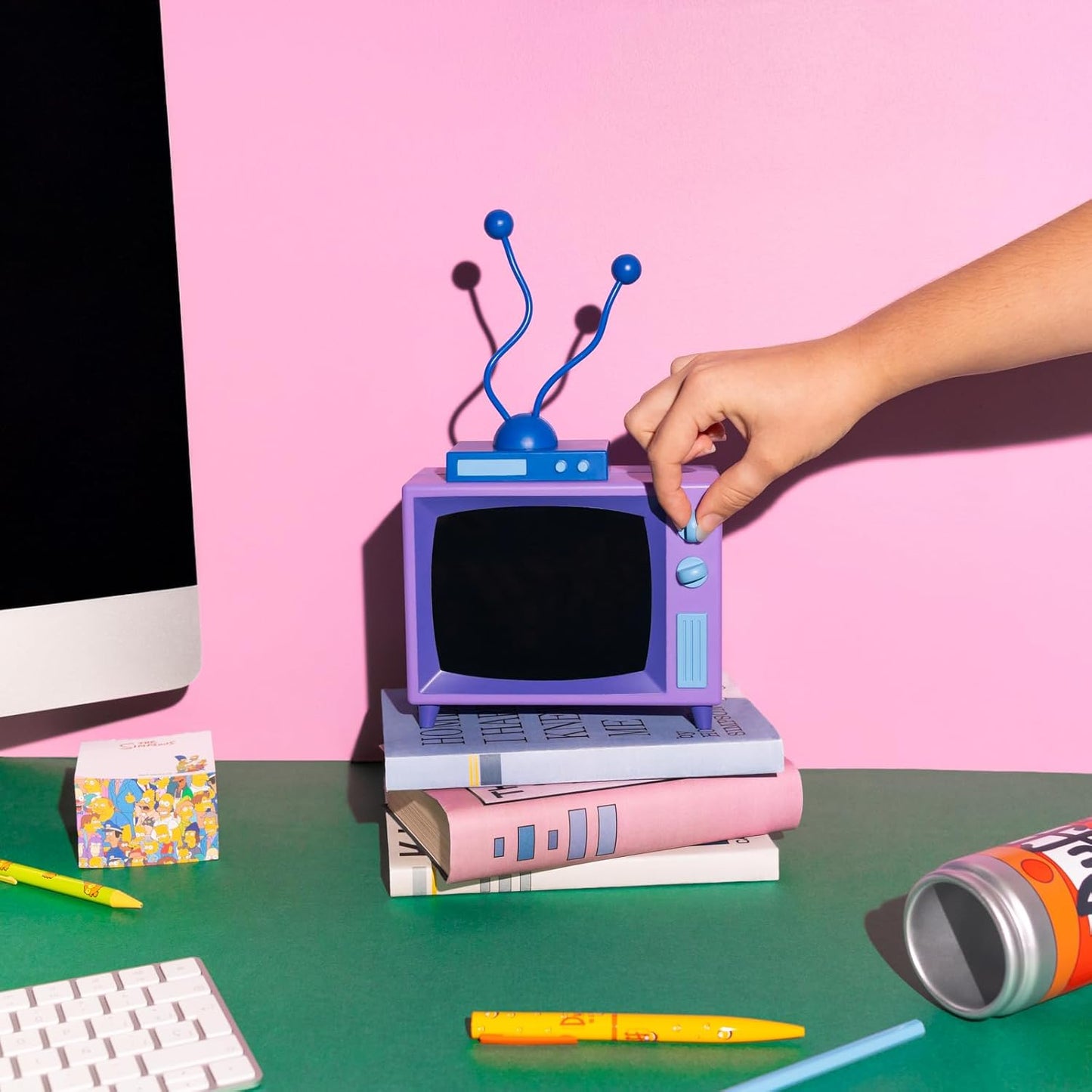 Lampada The Simpsons TV Gadget Room - Logo LED Televisore Simpson Light