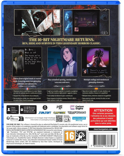 Clock Tower Rewind Ps5 Gioco Multilingua Playstation 5 Eu Nuovo