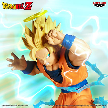 Bandai Banpresto Dragon Ball Z: Goku Super Saiyan 2 Statua Da Collezione - Match Makers Figure 15cm PVC