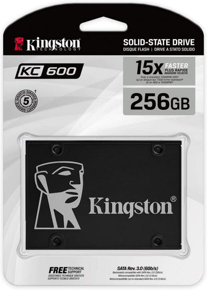 Kingston Hdd Ssd 2.5" 256Gb K600 Skc600/256G Serial Ata Iii 3D Sata Pc Computer