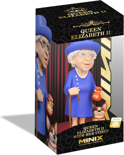Minix: Queen Elizabeth II With Her Corgi (Special 26) Figure PVC 12cm