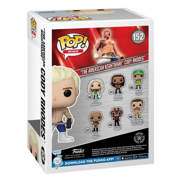 Funko Pop ! Wwe - (152) "The American Nightmare" Cody Rhodes Figure Wrestling