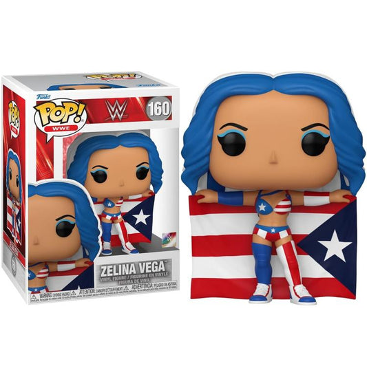 Funko Pop ! Wwe (160) Zelina Vega (Queen & Lwo) Vinyl Figure 9Cm Statuetta