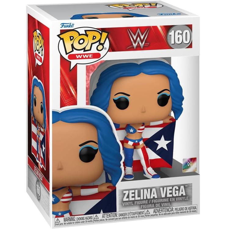 Funko Pop ! Wwe (160) Zelina Vega (Queen & Lwo) Vinyl Figure 9Cm Statuetta