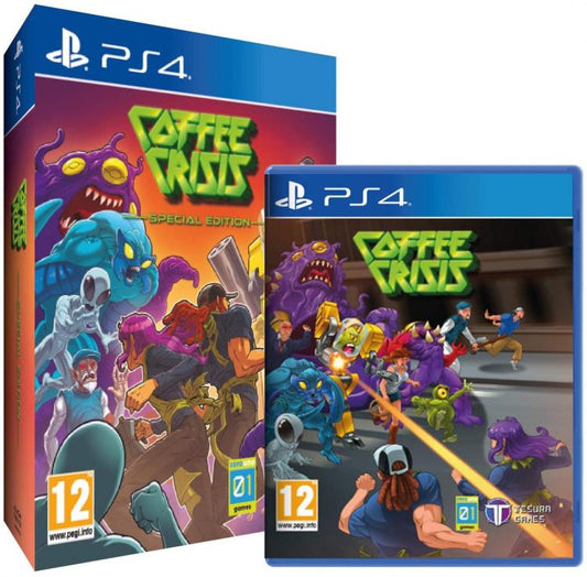 COFFEE CRISIS SPECIAL EDITION PS4 VIDEOGIOCO PLAYSTATION 4 GIOCO NUOVO SIGILLATO