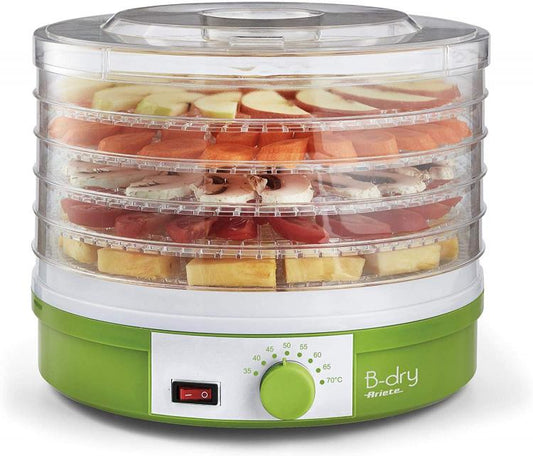 ARIETE ESSICCATORE 616 B-DRY DISIDRATATORE ALIMENTARE FRUTTA VERDURA 35°C A 70°C