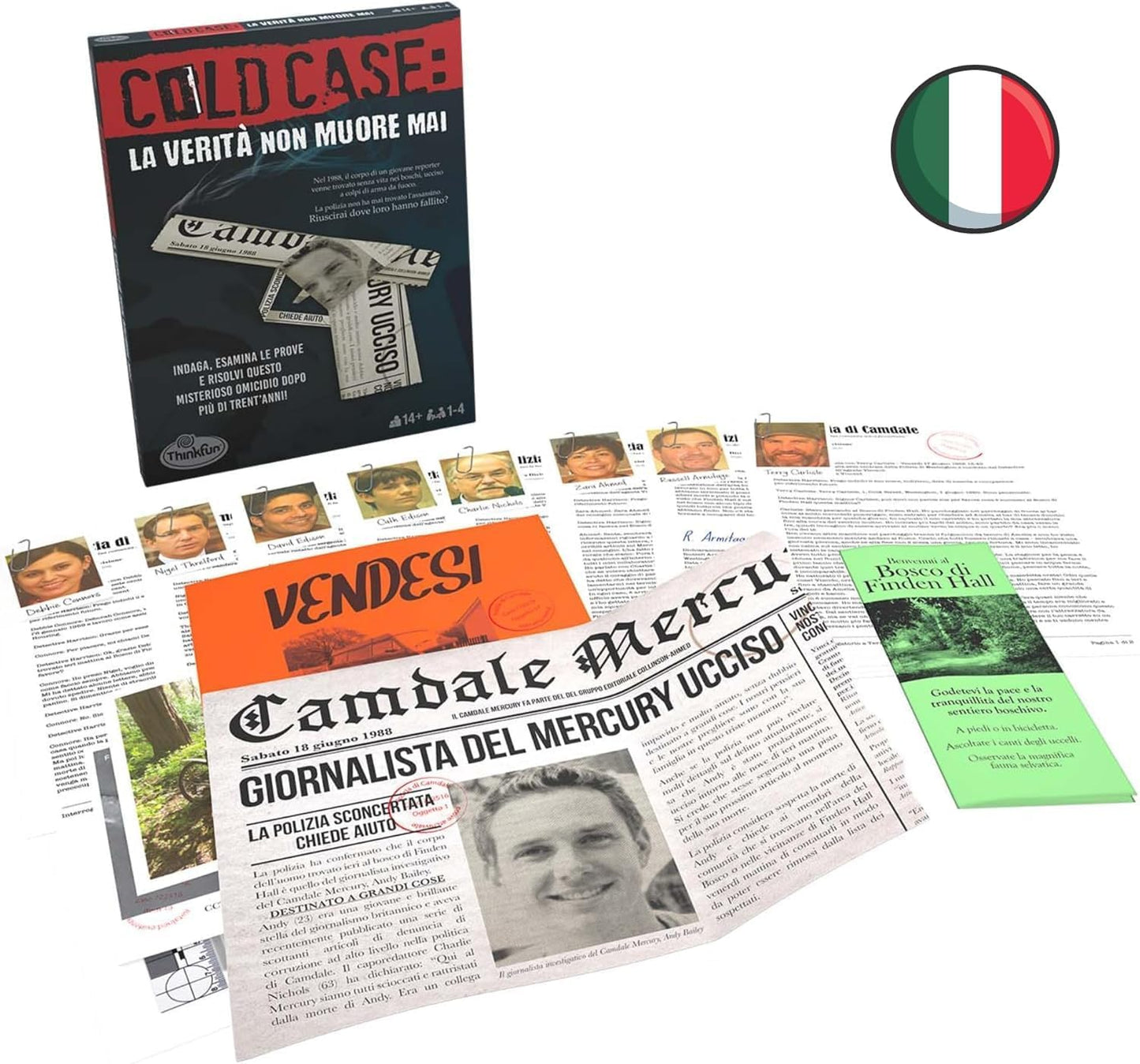 Ravensburger Cold Case 1: La Verità Non Muore Mai Gioco Investigativo Da Tavolo