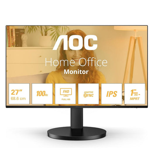 Aoc Monitor 27" Led Fhd Full Hd IPS 27B3HA2 Hdmi PC 100Hz 1920x1080
