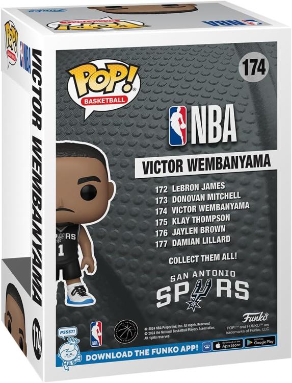 Funko Pop ! Basketball Nba Spurs - (174) Victor Wembanyama Figure S. Antonio 9Cm