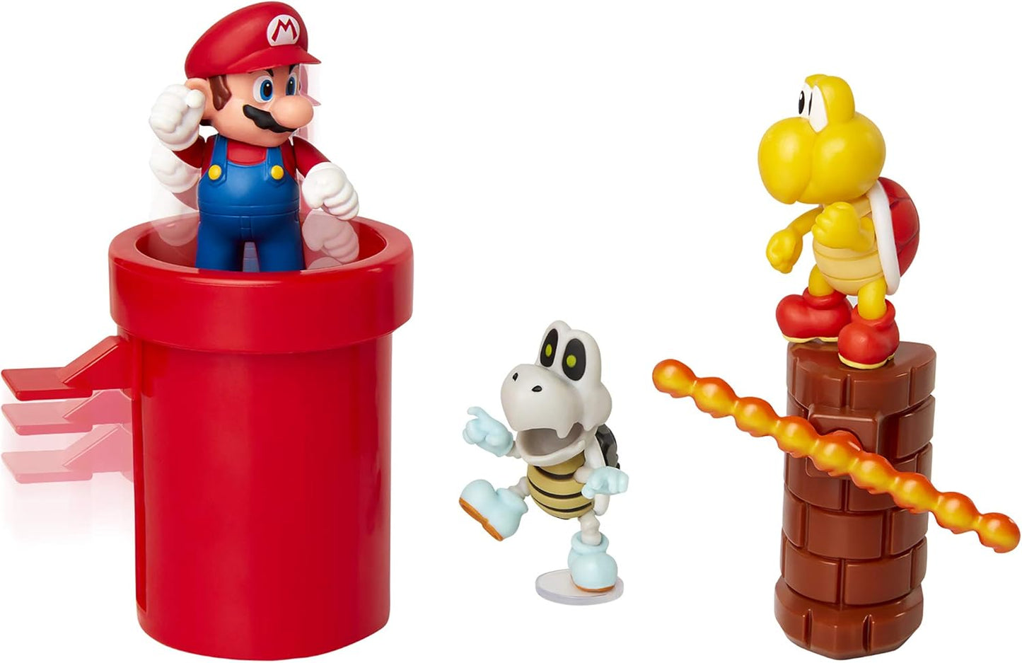 Jakks Pacific Nintendo: Super Mario "Dungeon Diorama Set" Gioco Con Figure 3+