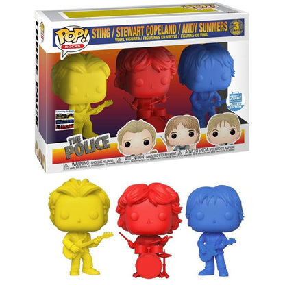 Funko Pop ! Rocks - The Police (3 Pack) Sting / Stewart Copeland / Andy Summers