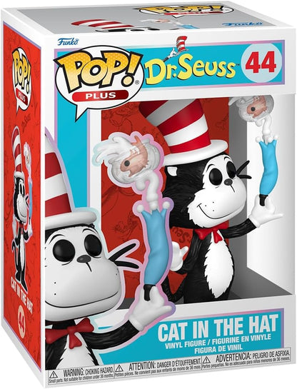 Funko Pop! Plus: Dr. Seuss (44) Cat in the Hat (Gatto Col Cappello) - Vinyl Figure 9cm