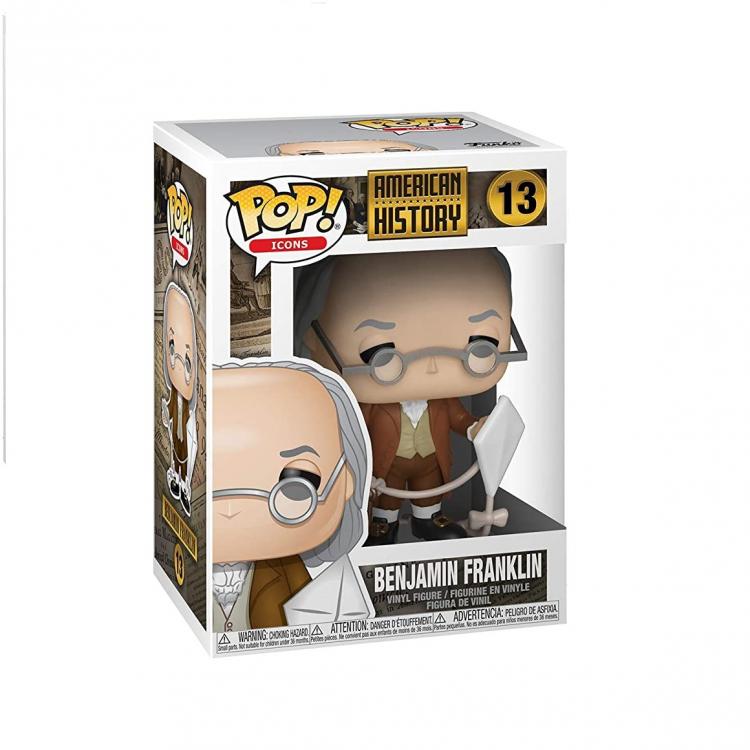 Funko Pop American History 13 - Benjamin Franklin Statuetta Pop Vinyl Figure Usa