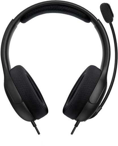 CUFFIE PDP NINTENDO SWITCH UFFICIALI CONTROLLER LVL40 WIRED HEADSET BLACK/NERA