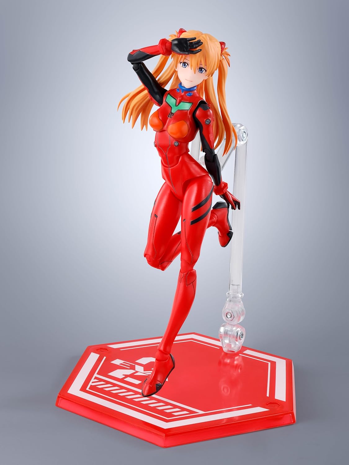 Bandai S.H. Figuarts: Neon Genesis Evangelion Asuka Shikinami - Figure Articolata 16cm