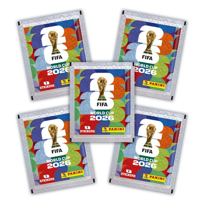 Panini Calciatori Fifa World Cup 2026: Starter Set Pack Album + 5 Bustine da 7 Figurine - Official Sticker Collection