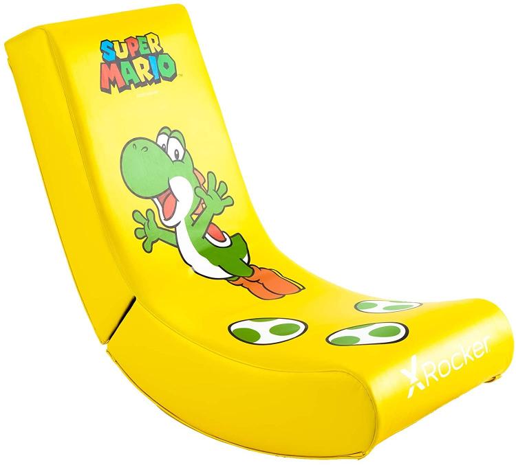 Sedia Gaming X Rocker Nintendo Pieghevole Super Mario All-Star Yoshi Chair