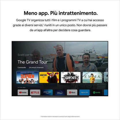 Google Chromecast Con Google Tv 4K Hdr Bianco Ghiaccio Smart Tv Uhd Wi Fi Nuovo
