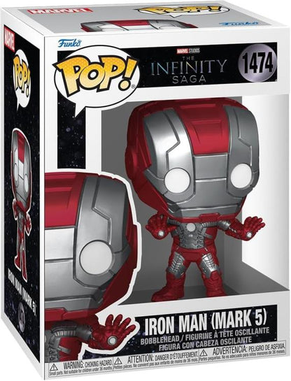 Funko Pop Marvel - The Infinity Saga (1474) Iron Man Vinyl Figure Statuetta 9Cm