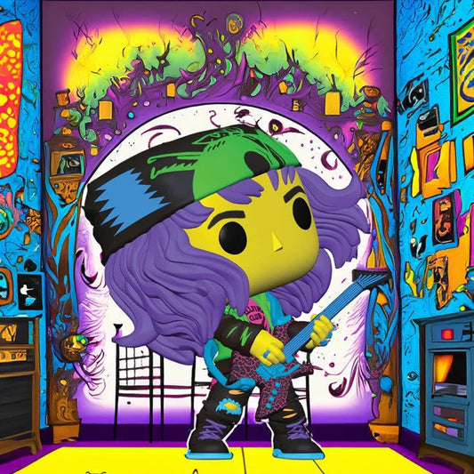 Funko Pop ! TV Netflix Stranger Things S4 - (1462) Eddie W / Guitar Blacklight