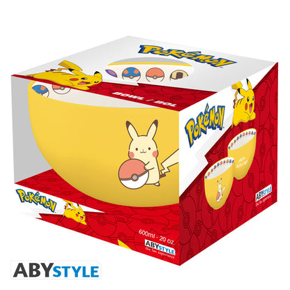 ABYstyle - Ciotola Ramen POKEMON - Pikachu Tipo Elettrico - Ramen Bowl 600 ml - Japan Style - Cardboard box