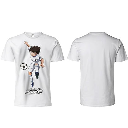 Difuzed - T-Shirt Captain Tsubasa - Anime – Maglietta Holly e Benji – Maglia (Tg. M)