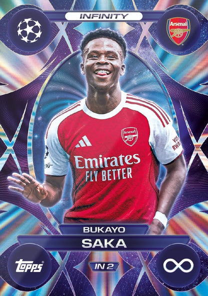 Topps Match Attax UEFA Champions League 2025/26 Gladiators Spartans Mega Tin Box Carte Calcio