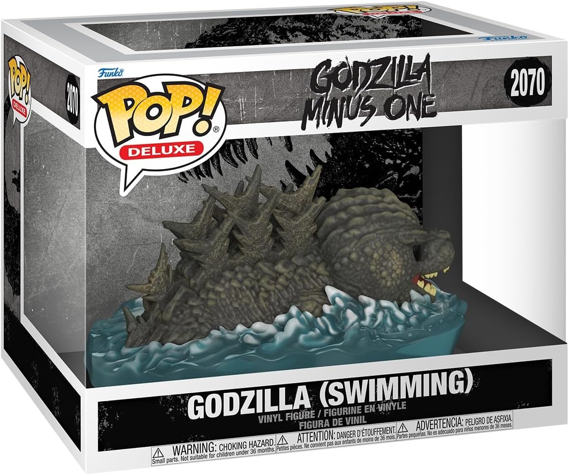 Funko Pop! Deluxe: Godzilla Minus One (2070) Godzilla (Swimming) Vinyl Figure 15cm