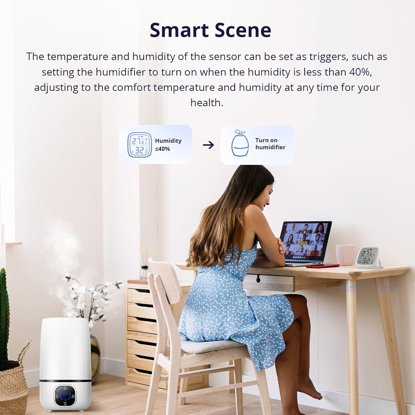 Sonoff SNZB-02D Sensore Smart Temperatura e Umidità Zigbee con Display LCD Domotica Casa