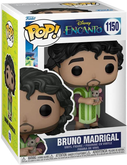 Funko Pop ! Disney Encanto - (1150) Bruno Madrigal Figure Vinyl 9Cm Rare Funko