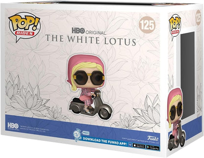 Funko Pop ! Rides - The White Lotus (125) Tanya McQuoid On Scooter 15cm