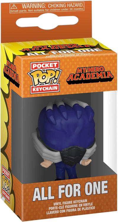 Funko Pop ! Keychain Pocket My Hero Academia - (All For One) Portachiavi Vinyl