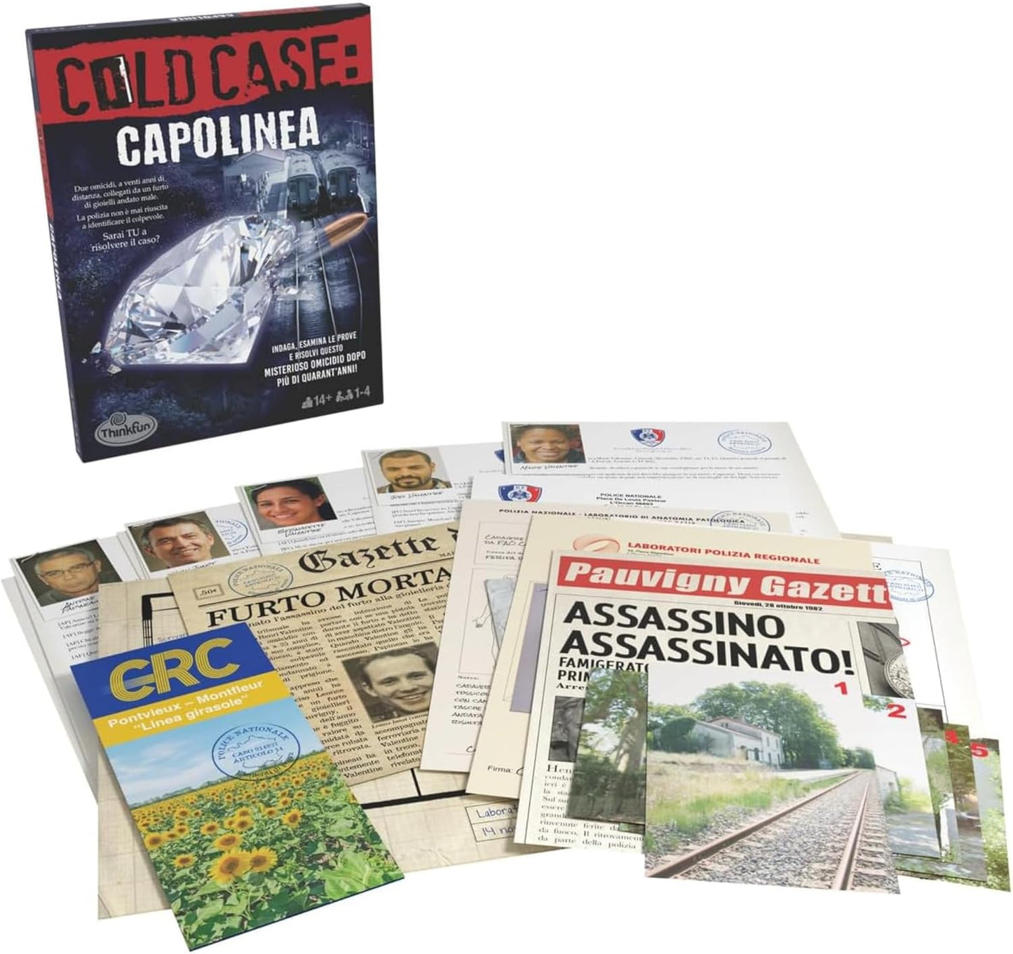 Ravensburger Cold Case 4: Capolinea Gioco Investigativo Poliziesco Da Tavolo