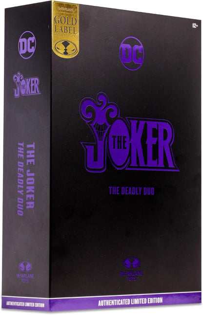 McFarlane Gold Label Collection: The Joker (The Deadly Duo) Authenticated Limited Edition Figure PVC 18cm