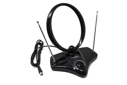Superior Electronics Antenna TV da Interni Amplificata - Indoor Pro, HD/Full HD/Ultra HD, DVB-T2 Ready, Filtro 5G LTE Casa Camper - SUPNAO001 (Copia)