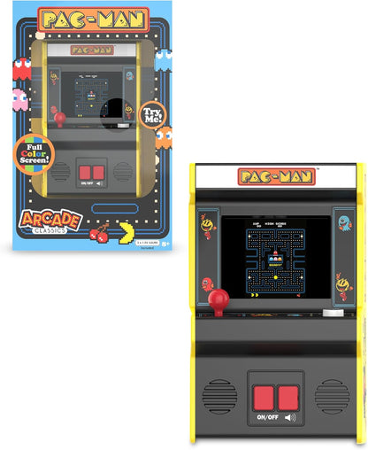 Basic Fun! Mini Cabinato Arcade Pac-Man Gioco Retro Portatile Schermo A Colori