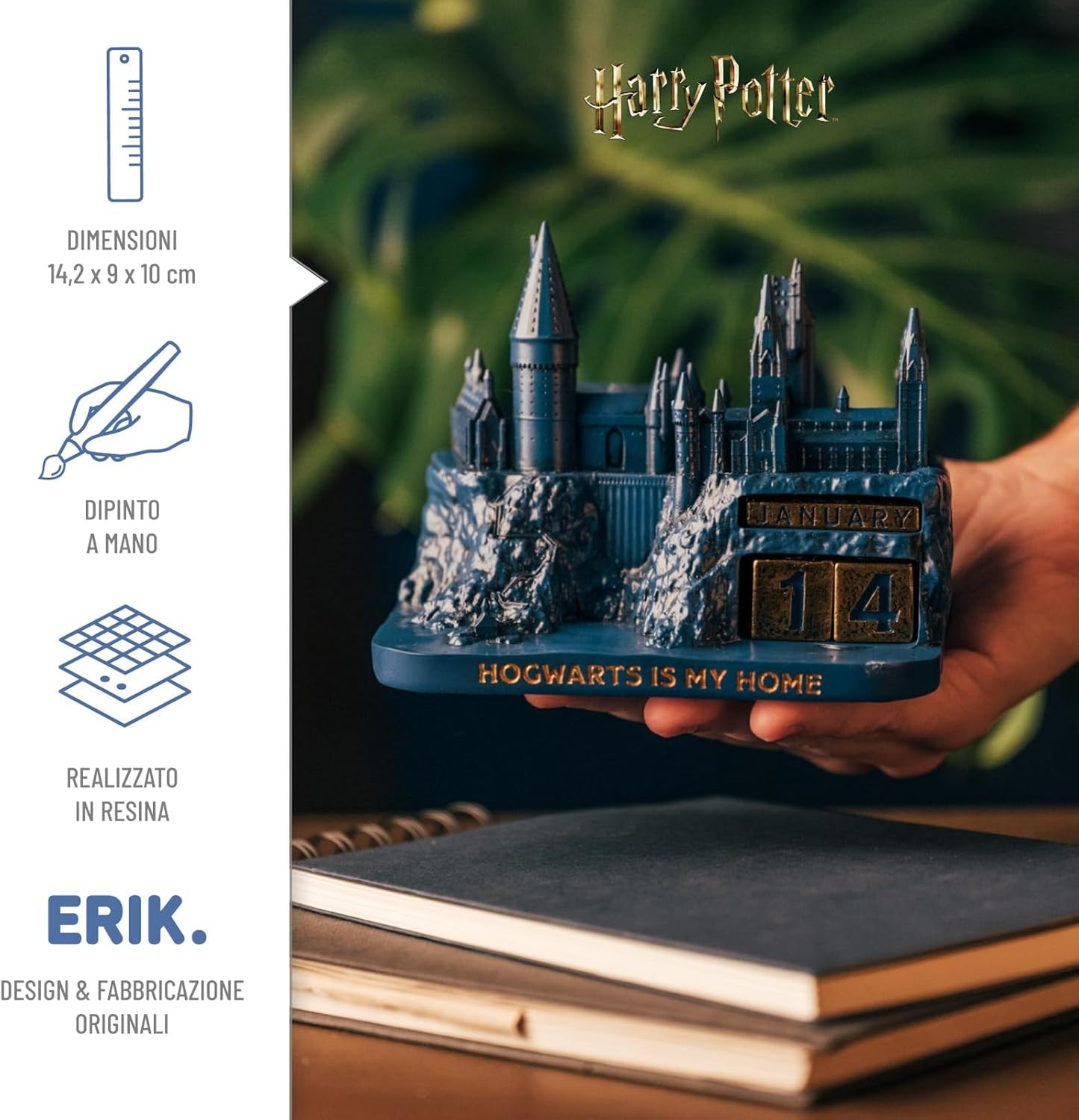 Harry Potter Natale ad Hogwarts Calendario 3D Perpetuo Da Tavolo