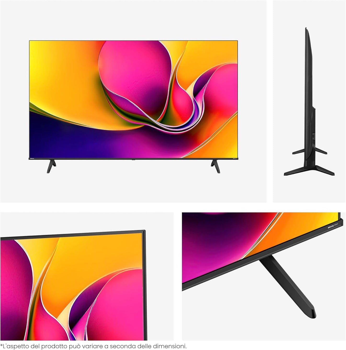 Hisense Smart TV 65" UHD 4K Ultra HD 65A6Q Led Android Wi-Fi Hdmi Hdr