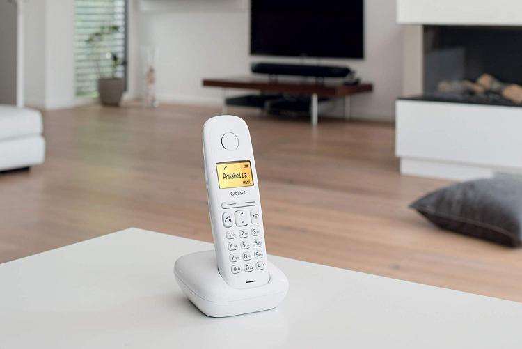 Telefono Cordless Siemens Gigaset A270 Portatile Ufficio Casa Hotel Nero