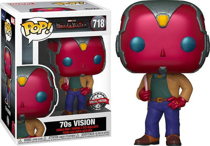 Funko Pop Marvel Wandavision 70S Vision Special Edition Vinyl Figure Sigillato