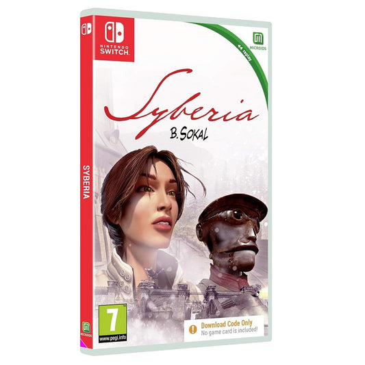 Syberia 3 Nintendo Switch Gioco Italiano Code in Box Nuovo CIAB