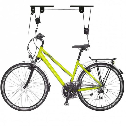 Supporto Appendi Bici Staffa Bicicletta Soffitto Garage Carrucola Gancio Xc-2624