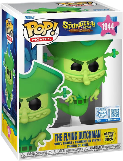 Funko Pop! Movies: The Spongebob Movie Search For Squarepants (1944) The Flying Dutchman Glows In The Dark - Vinyl Figure 9cm