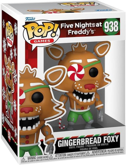 Funko Pop ! Games - Five Nights At Freddy'S - (938) Gingerbread Foxy Figure 9Cm